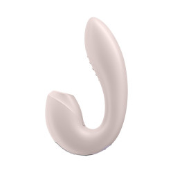 Vibromasseur point G avec stimulateur clitoris connecté USB rose Sunray Satisfyer - CC597781