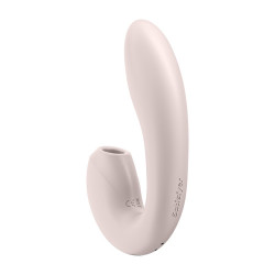 Vibromasseur point G avec stimulateur clitoris connecté USB rose Sunray Satisfyer - CC597781