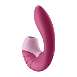 Vibromasseur point G avec stimulateur clitoris USB rose Supernova Satisfyer - CC597780