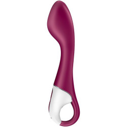 Vibromasseur point G chauffant connecté USB rouge Hot Spot Satisfyer - CC597782