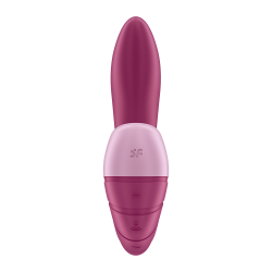 2 en 1 Vibromasseur point G avec stimulateur clitoris USB fushia Supernova Satisfyer - CC597785