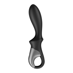 Vibromasseur noir USB  chauffant et connecté Heat Climax Satisfyer - CC597789