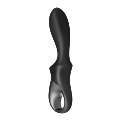 Vibromasseur noir USB  chauffant et connecté Heat Climax Satisfyer - CC597789