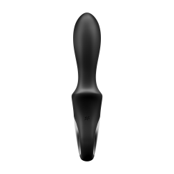 Vibromasseur noir USB  chauffant et connecté Heat Climax Satisfyer - CC597789