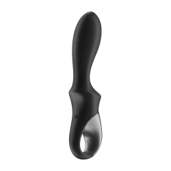 Vibromasseur noir USB  chauffant et connecté Heat Climax Satisfyer - CC597789