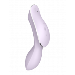 2 en 1 Vibromasseur et stimulateur de clitoris USB violet Curvy Trinity 2 Satisfyer - CC597788