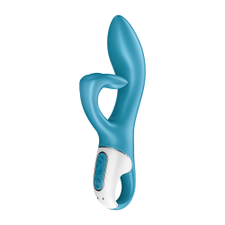 Vibromasseur rabbit bleu USB Embrace Me Satisfyer - CC597792