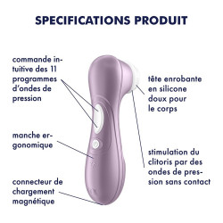 Stimulateur de clitoris violet Pro 2 Satisfyer - CC597794