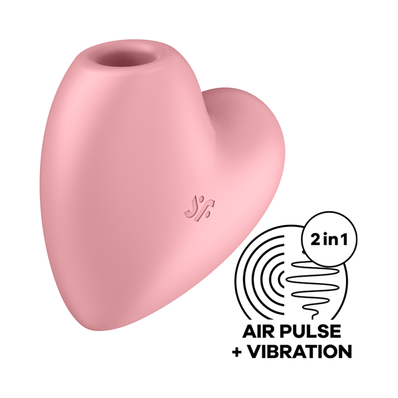 Stimulateur de clitoris USB en forme de cœur Cuttie Heart Satisfyer - CC597796