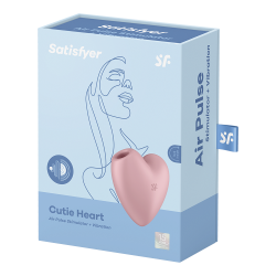 Stimulateur de clitoris USB en forme de cœur Cuttie Heart Satisfyer - CC597796