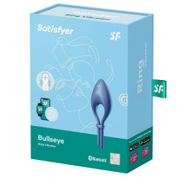 Cockring vibrant connecté USB bleu Bullseye Satisfyer - CC597798