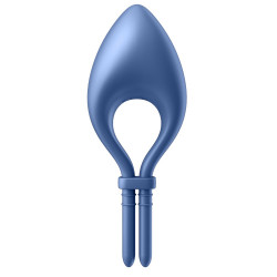 Cockring vibrant connecté USB bleu Bullseye Satisfyer - CC597798